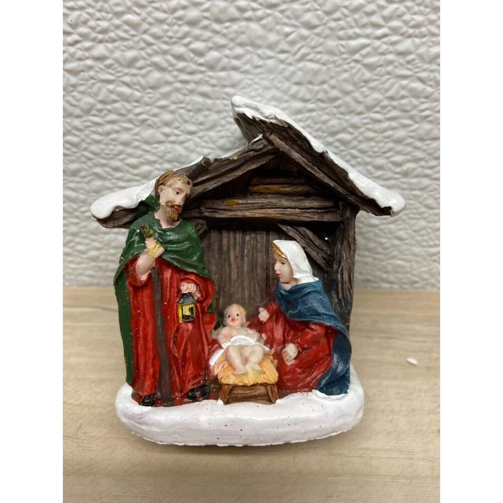 Unbranded Nativity Scene Figurine Mary,Joseph And Jesus